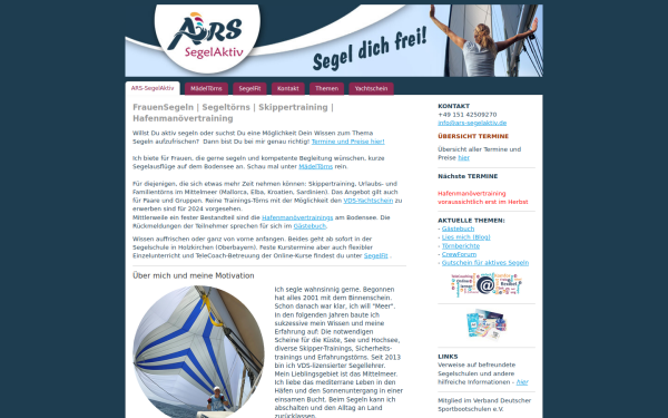 www.ars-segelaktiv.de