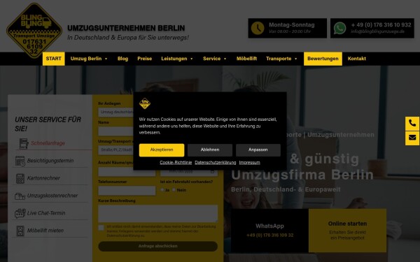 blingblingumzuege.de