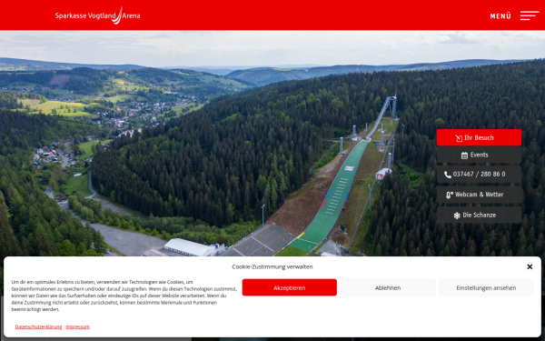 sparkasse-vogtland-arena.de