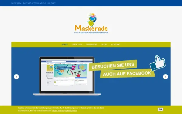 www.maskerade-karnevalsausstatter.de