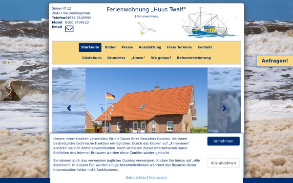 www.neuharlingersieler-ferienwohnung.de