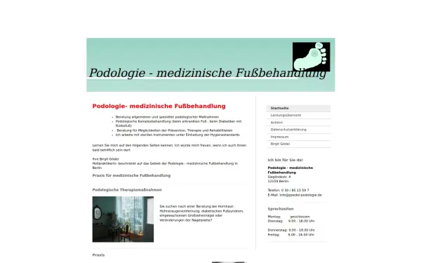 www.podologie-medizinische-fussbehandlung.de
