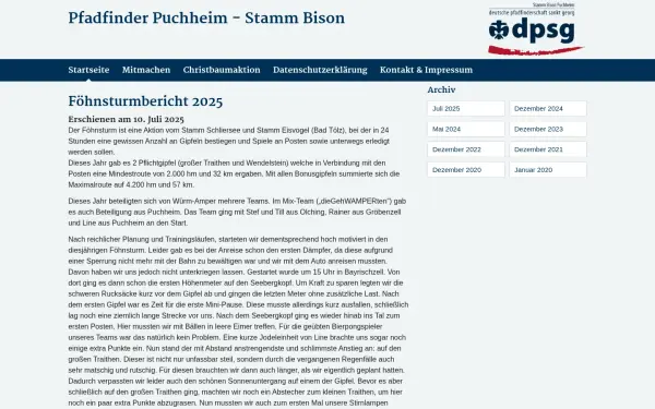 pfadfinderpuchheim.de