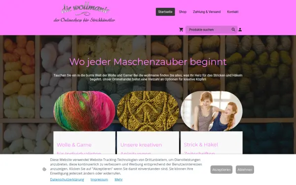 www.diewollmanie.de