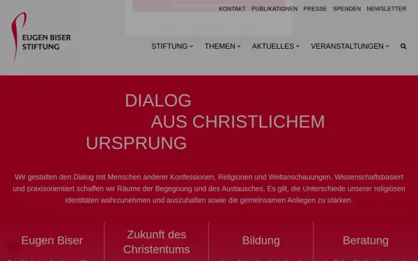 www.eugen-biser-stiftung.de