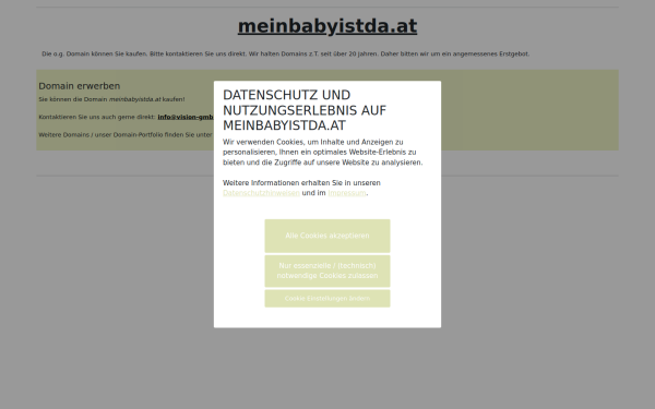 www.meinbabyistda.at
