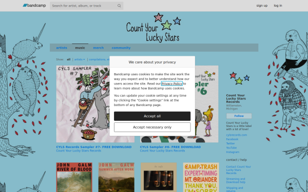 countyourluckystars.bandcamp.com