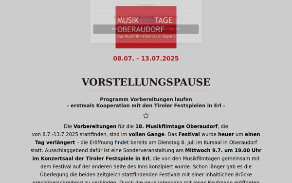 www.musikfilmtage-oberaudorf.de