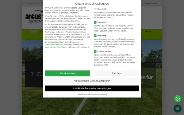 www.arcus-sport.de