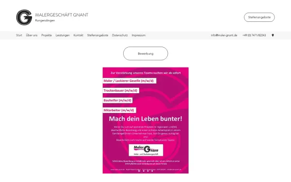www.maler-gnant.de