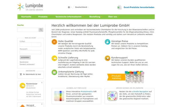 de.lumiprobe.com