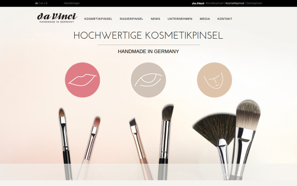 www.davinci-kosmetikpinsel.de