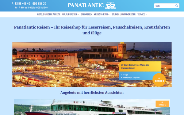 www.panatlantic-reiseshop.de