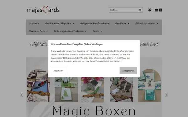 www.majascards.de