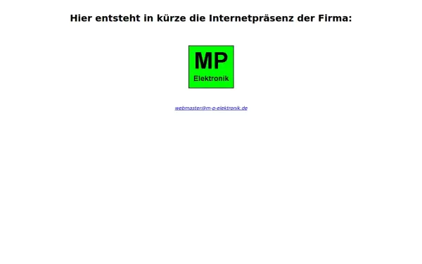 m-p-elektronik.de