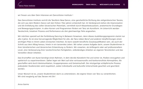 dancevisioninstitute.de