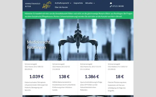 anwaltskanzleiritter.de
