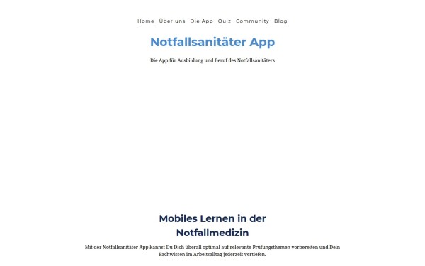 notfallsanitaeter-app.de