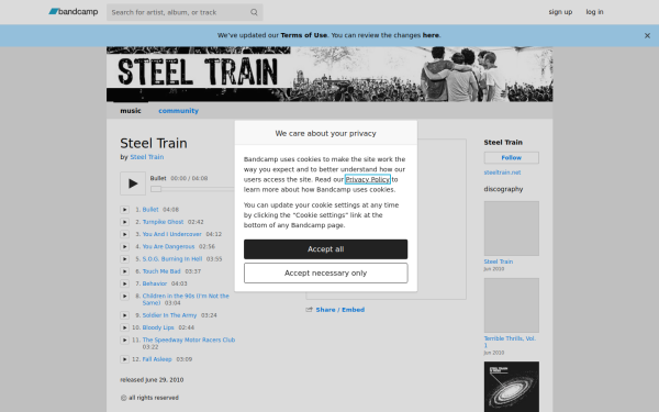 steeltrain.bandcamp.com