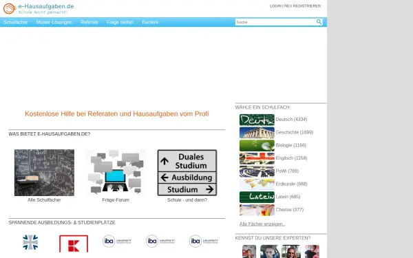 e-hausaufgaben.de