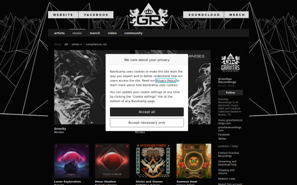 music.gravitasrecordings.com