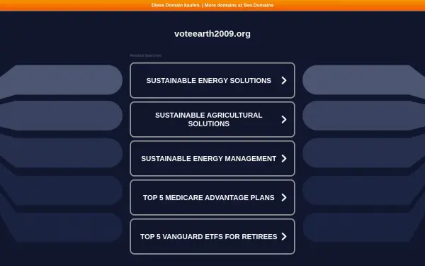 voteearth2009.org