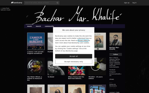 bachar-mar-khalife.bandcamp.com