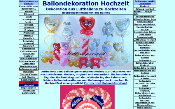 ballondekoration-hochzeit.de