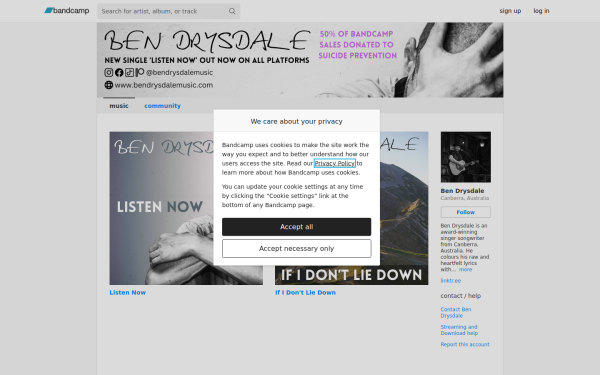 bendrysdalemusic.bandcamp.com