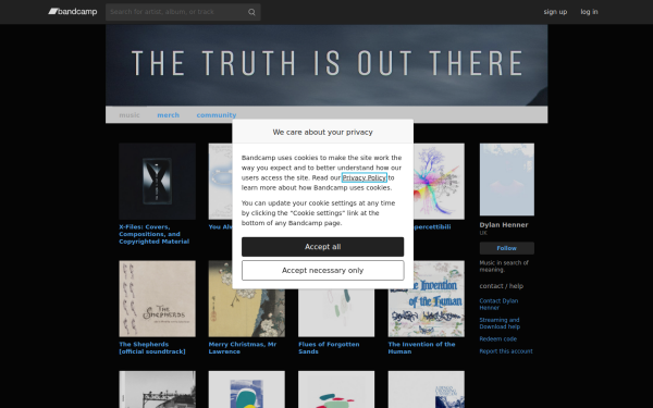 dylanhenner.bandcamp.com