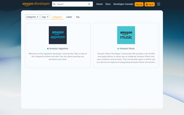 community.amazondeveloper.com