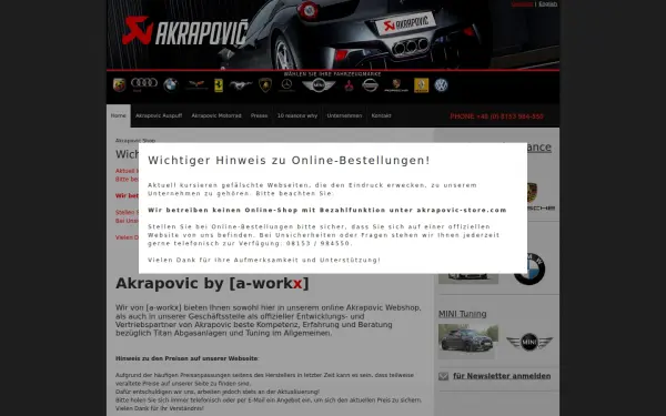 www.akrapovic-shop.de