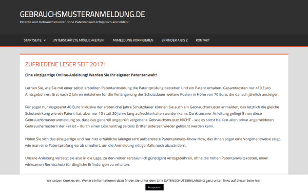 gebrauchsmusteranmeldung.de