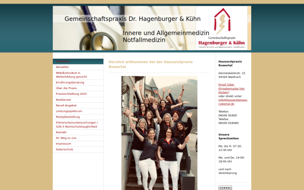 www.hausarztpraxis-ruwertal.de