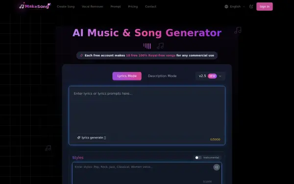www.makesong.com