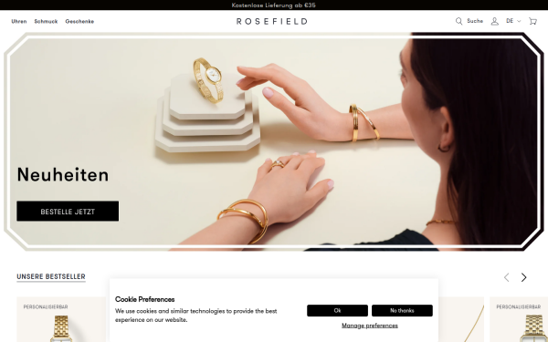 de.rosefieldwatches.com