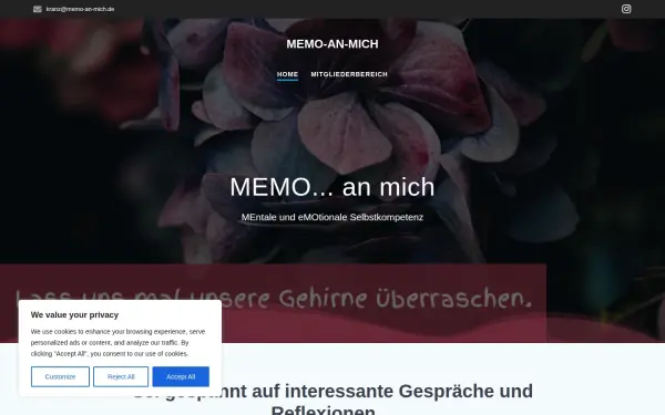 memo-an-mich.de