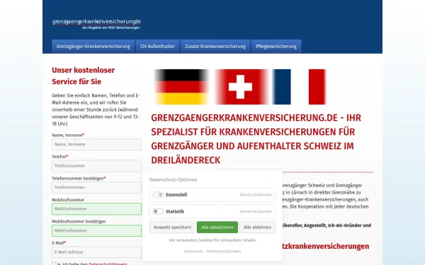 www.grenzgaengerkrankenversicherung.de
