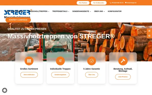 www.streger.de