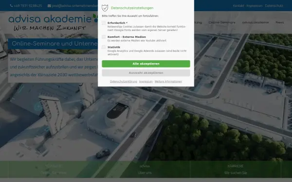 www.advisa-akademie.de