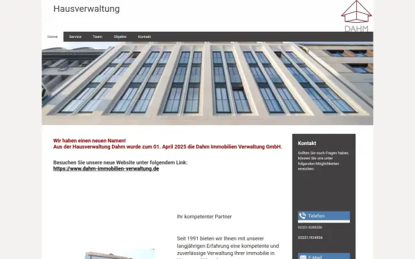 hausverwaltung-dahm.de