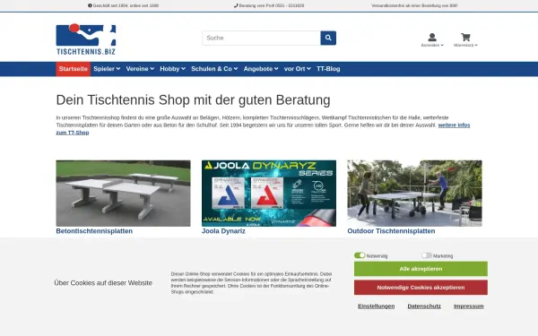 www.tischtennis.biz