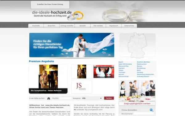 die-ideale-hochzeit.de