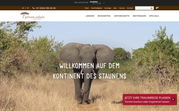 www.privatesafaris.ch