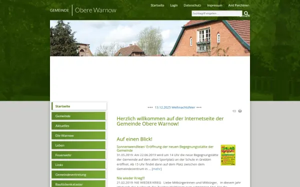 www.gemeinde-obere-warnow.de