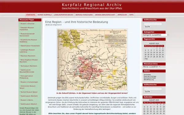 www.kurpfalzarchiv.de