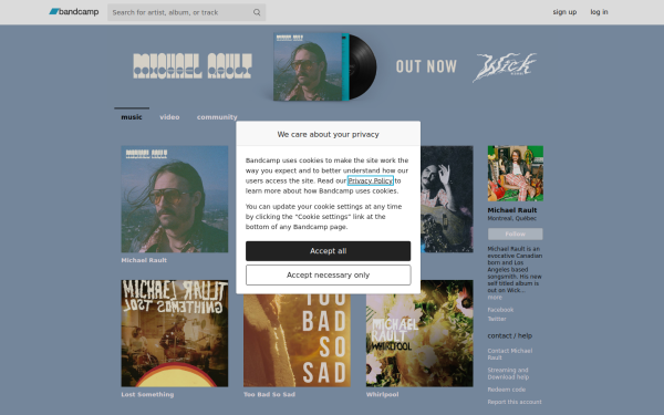 michaelrault.bandcamp.com
