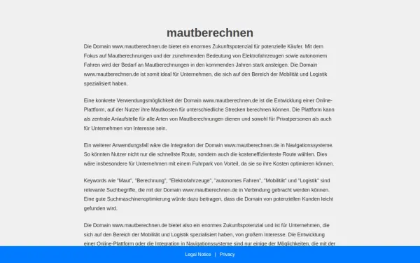 mautberechnen.de
