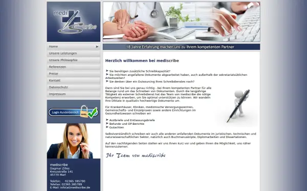 www.mediscribe.de