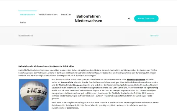 ballonfahren-niedersachsen.de